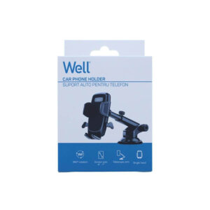 Βάση Στήριξης Αυτοκινήτου με βεντούζα για Smartphone Well MOUNT-CAR-SCA07-WL | eLabstore.gr Βάση Στήριξης Αυτοκινήτου με βεντούζα για Smartphone Well MOUNT-CAR-SCA07-WL | Αξεσουάρ | elabstore.gr