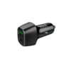 Well Universal DUAL USB 3.0/Type C Fast Car Charger 5V/3A 51W Μαύρος PSUP-USB-CPQ5101BK-WL | Περιφερειακά | elabstore.gr
