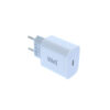 Universal USB-C FastTravel Wall Charger 5VDC/3A (20W) Λευκό Well PSUP-USB-WPD12003WE-WL | Περιφερειακά | elabstore.gr