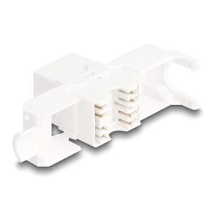 DELOCK Keystone module 86051, RJ45 σε LSA, Cat.6A UTP, λευκό, 4τμχ | eLabstore.gr DELOCK Keystone module 86051, RJ45 σε LSA, Cat.6A UTP, λευκό, 4τμχ | Εξοπλισμός IT | elabstore.gr