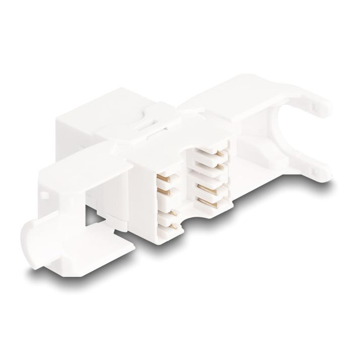 DELOCK Keystone module 86051, RJ45 σε LSA, Cat.6A UTP, λευκό, 4τμχ | eLabstore.gr DELOCK Keystone module 86051, RJ45 σε LSA, Cat.6A UTP, λευκό, 4τμχ | Εξοπλισμός IT | elabstore.gr