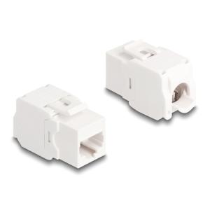 DELOCK Keystone module 86051, RJ45 σε LSA, Cat.6A UTP, λευκό, 4τμχ | eLabstore.gr DELOCK Keystone module 86051, RJ45 σε LSA, Cat.6A UTP, λευκό, 4τμχ | Εξοπλισμός IT | elabstore.gr