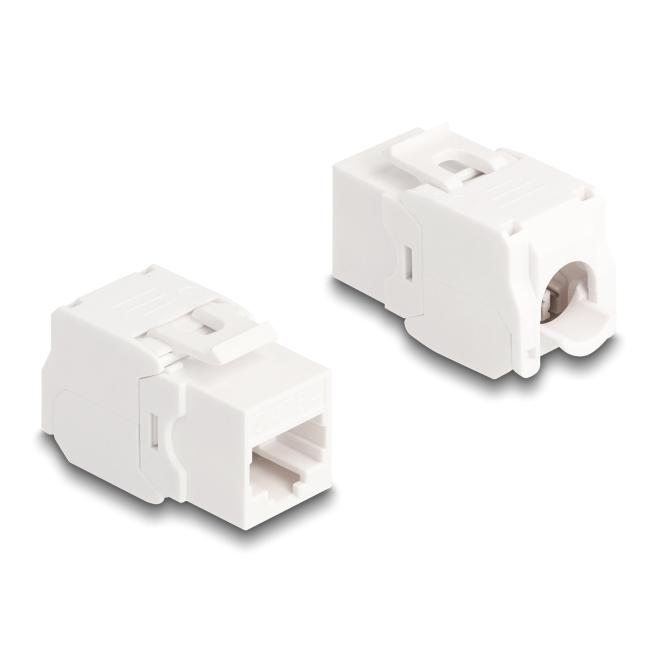DELOCK Keystone module 86051, RJ45 σε LSA, Cat.6A UTP, λευκό, 4τμχ | eLabstore.gr DELOCK Keystone module 86051, RJ45 σε LSA, Cat.6A UTP, λευκό, 4τμχ | Εξοπλισμός IT | elabstore.gr