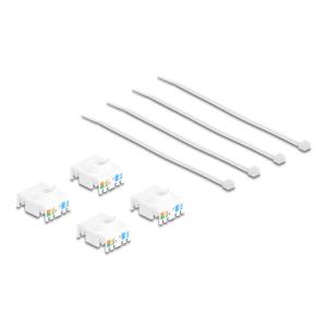 DELOCK Keystone module 86051, RJ45 σε LSA, Cat.6A UTP, λευκό, 4τμχ | eLabstore.gr DELOCK Keystone module 86051, RJ45 σε LSA, Cat.6A UTP, λευκό, 4τμχ | Εξοπλισμός IT | elabstore.gr