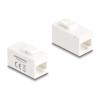 DELOCK Keystone module RJ45 90639, θηλυκό σε θηλυκό, Cat 6A UTP, λευκό | eLabstore.gr DELOCK Keystone module RJ45 90639, θηλυκό σε θηλυκό, Cat 6A UTP, λευκό | Εξοπλισμός IT | elabstore.gr