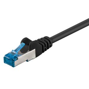 GOOBAY καλώδιο δικτύου 93820, CAT 6A S/FTP, 500MHz, Copper, 5m, μαύρο | Καλώδια - Αντάπτορες | elabstore.gr