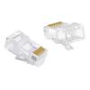 POWERTECH βύσμα RJ45 CAB-N446, Cat 6/6a UTP, διάφανο, 50τμχ | Καλώδια - Αντάπτορες | elabstore.gr