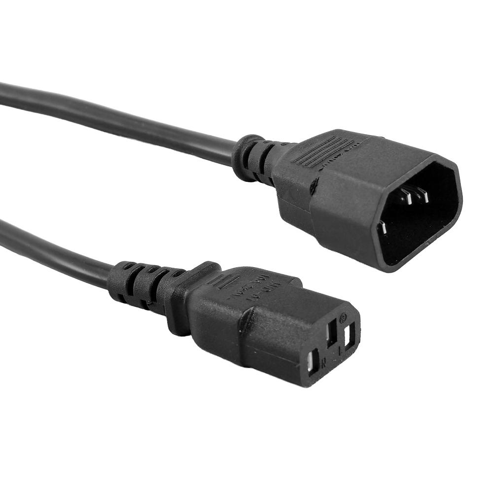 POWERTECH καλώδιο προέκτασης τροφοδοσίας CAB-P039, 3x 0.75mm², CCS, 1m, μαύρο | eLabstore.gr POWERTECH καλώδιο προέκτασης τροφοδοσίας CAB-P039, 3x 0.75mm², CCS, 1m, μαύρο | Καλώδια - Αντάπτορες | elabstore.gr