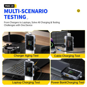 FNIRSI USB tester φόρτισης FNAC-28, USB & USB-C | eLabstore.gr