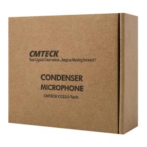 CMTECK επιτραπέζιο μικρόφωνο G006Plus με εύκαμπτο βραχίονα, omnidirectional, USB, μαύρο | eLabstore.gr