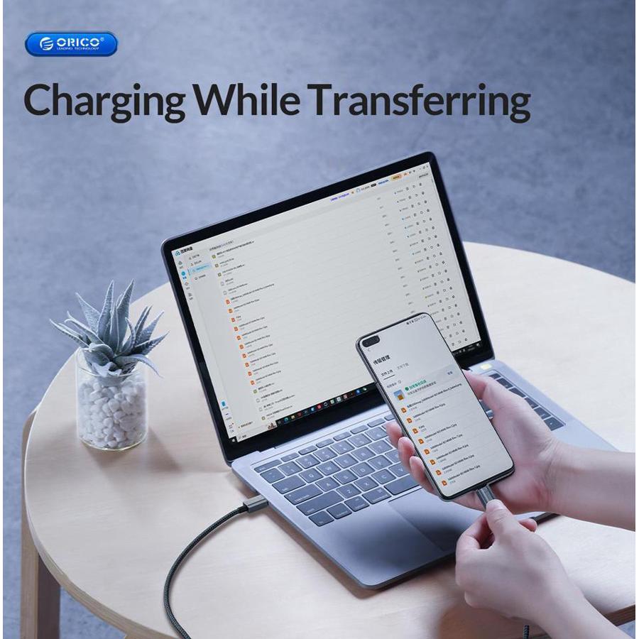 ORICO καλώδιο USB-C GQA60, 60W, 480Mbps, 1m, μαύρο | eLabstore.gr ORICO καλώδιο USB-C GQA60, 60W, 480Mbps, 1m, μαύρο | Καλώδια - Αντάπτορες | elabstore.gr