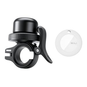 MILI κουδούνι ποδηλάτου με smart tag MiTag Duo, iOS & Android, Bluetooth tracker, μαύρο/λευκό | Αξεσουάρ κινητών | elabstore.gr
