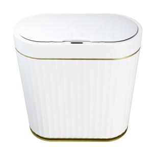 HOME USE κάδος απορριμμάτων HUH-0227, αυτόματο άνοιγμα, 9lt, λευκός | Οικιακός εξοπλισμός | elabstore.gr