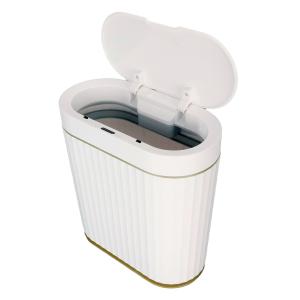HOME USE κάδος απορριμμάτων HUH-0227, αυτόματο άνοιγμα, 9lt, λευκός | eLabstore.gr