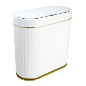 HOME USE κάδος απορριμμάτων HUH-0227, αυτόματο άνοιγμα, 9lt, λευκός | Οικιακός εξοπλισμός | elabstore.gr