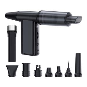 KINZIR 2 σε 1 σκουπάκι χειρός & air duster AD51, 180W, 4000mAh, μαύρο | Εργαλεία | elabstore.gr