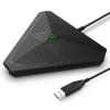 CMTECK επιτραπέζιο μικρόφωνο M001, omnidirectional, USB, μαύρο | Συνοδευτικά PC | elabstore.gr