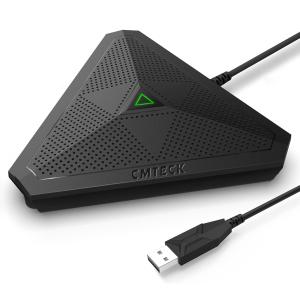 CMTECK επιτραπέζιο μικρόφωνο M001, omnidirectional, USB, μαύρο | Συνοδευτικά PC | elabstore.gr