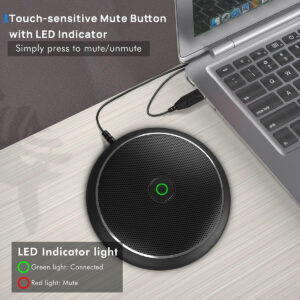 CMTECK επιτραπέζιο μικρόφωνο M003, omnidirectional, USB, μαύρο | Συνοδευτικά PC | elabstore.gr