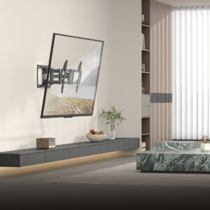 POWERTECH επιτοίχια βάση τηλεόρασης PT-1423, 37-90", 75kg, heavy duty, full motion | Εικόνα & Ήχος | elabstore.gr