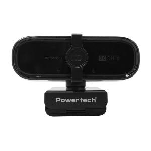 POWERTECH web camera PT-1427, 5MP, 2K QHD, αυτόματη εστίαση, 1.5m, μαύρη | Συνοδευτικά PC | elabstore.gr