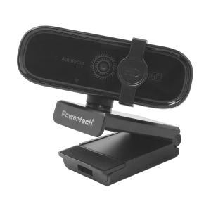 POWERTECH web camera PT-1427, 5MP, 2K QHD, αυτόματη εστίαση, 1.5m, μαύρη | Συνοδευτικά PC | elabstore.gr