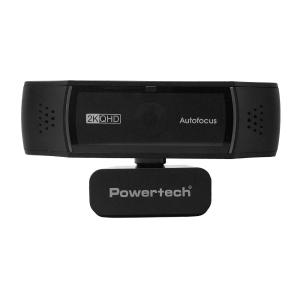 POWERTECH web camera PT-1428, 5MP, 2K QHD, αυτόματη εστίαση, 1.5m, μαύρη | Συνοδευτικά PC | elabstore.gr