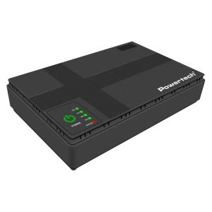 POWERTECH mini DC UPS PT-1435, 36W, 10400mAh, 3x DC, USB/LAN/POE, μαύρο | Τροφοδοσία Ρεύματος | elabstore.gr