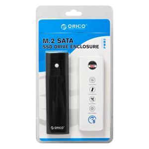 ORICO θήκη για M.2 SATA SSD PWM2, 5Gbps, μαύρη | eLabstore.gr