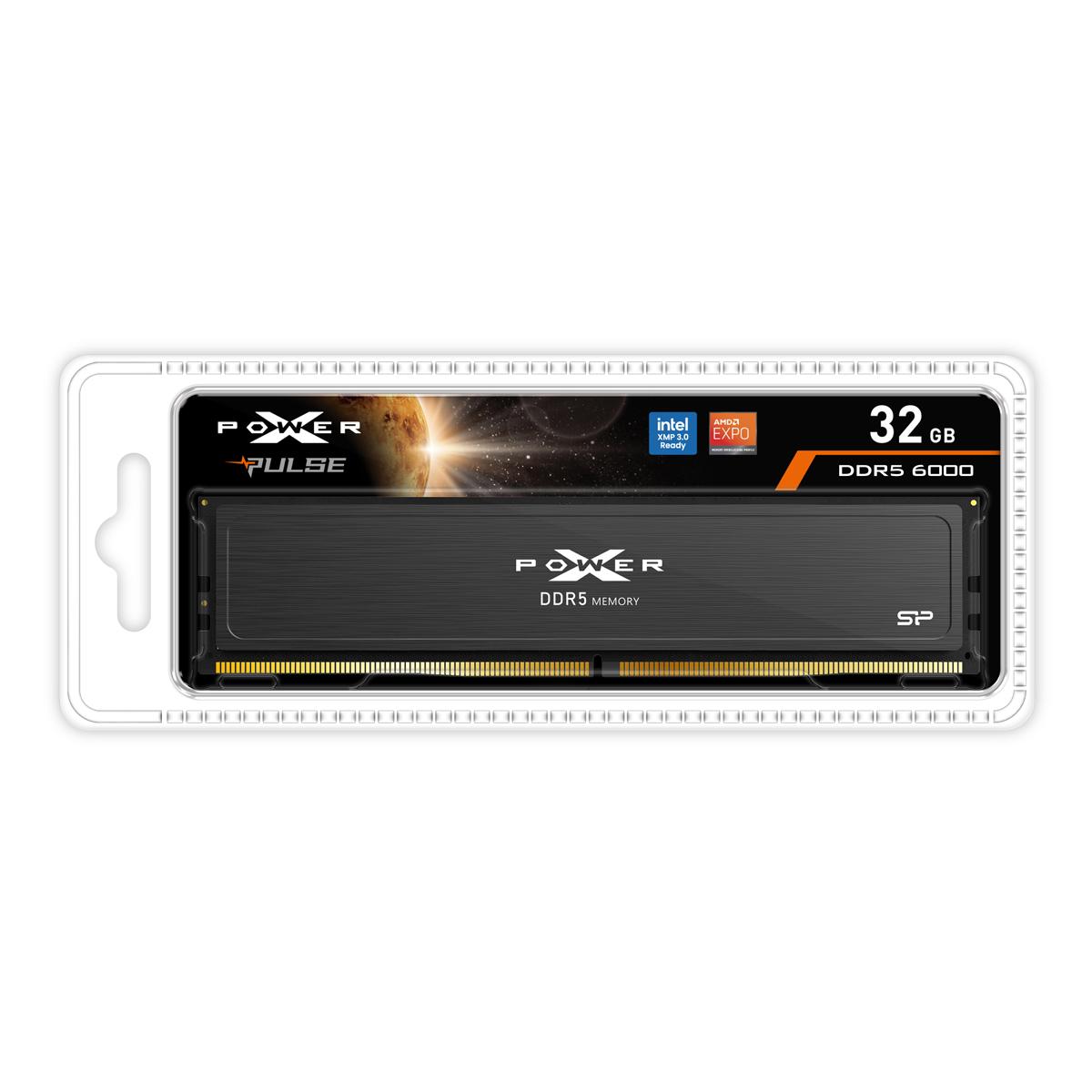 SILICON POWER μνήμη DDR5 UDIMM XPOWER Pulse, 32GB, 6000MHz, CL38 | eLabstore.gr SILICON POWER μνήμη DDR5 UDIMM XPOWER Pulse, 32GB, 6000MHz, CL38 | PC & Αναβάθμιση | elabstore.gr