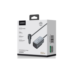 Φορτιστής Αυτοκινήτου GaN PD 150W UGREEN EC706 35571 2 Θέσεων Γκρί | Φόρτιση | elabstore.gr