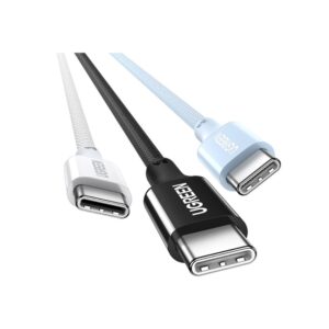 Καλώδιο Φόρτισης UGREEN L502 65253 USB-C σε USB-C PD 100W 1m Μπλέ | Καλώδια | elabstore.gr