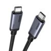 Καλώδιο Φόρτισης UGREEN L706 65383 USB-C σε USB-C PD 240W 1m Μαύρο | Καλώδια | elabstore.gr