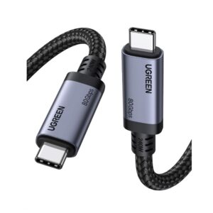 Καλώδιο Φόρτισης UGREEN L706 65383 USB-C σε USB-C PD 240W 1m Μαύρο | Καλώδια | elabstore.gr