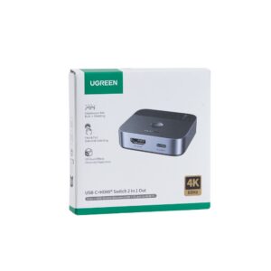 HDMI/USB-C Switch 2 θέσεων 4K/60Hz UGREEN AW503 55452 | eLabstore.gr HDMI/USB-C Switch 2 θέσεων 4K/60Hz UGREEN AW503 55452 | Επέκτασης Εικόνας | elabstore.gr