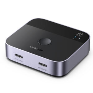 USB-C Switch 2 θέσεων 4K/60Hz UGREEN AW502 55451 | Επέκτασης Εικόνας | elabstore.gr