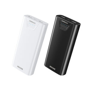 Power Bank 20000mAh 12W WK WP-121 2 Θέσεων Μαύρο | Φόρτιση | elabstore.gr