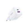 Φορτιστής Σπιτιού GaN PD 30W UGREEN X516 65015 2 Θέσεων Λευκό | Φόρτιση | elabstore.gr