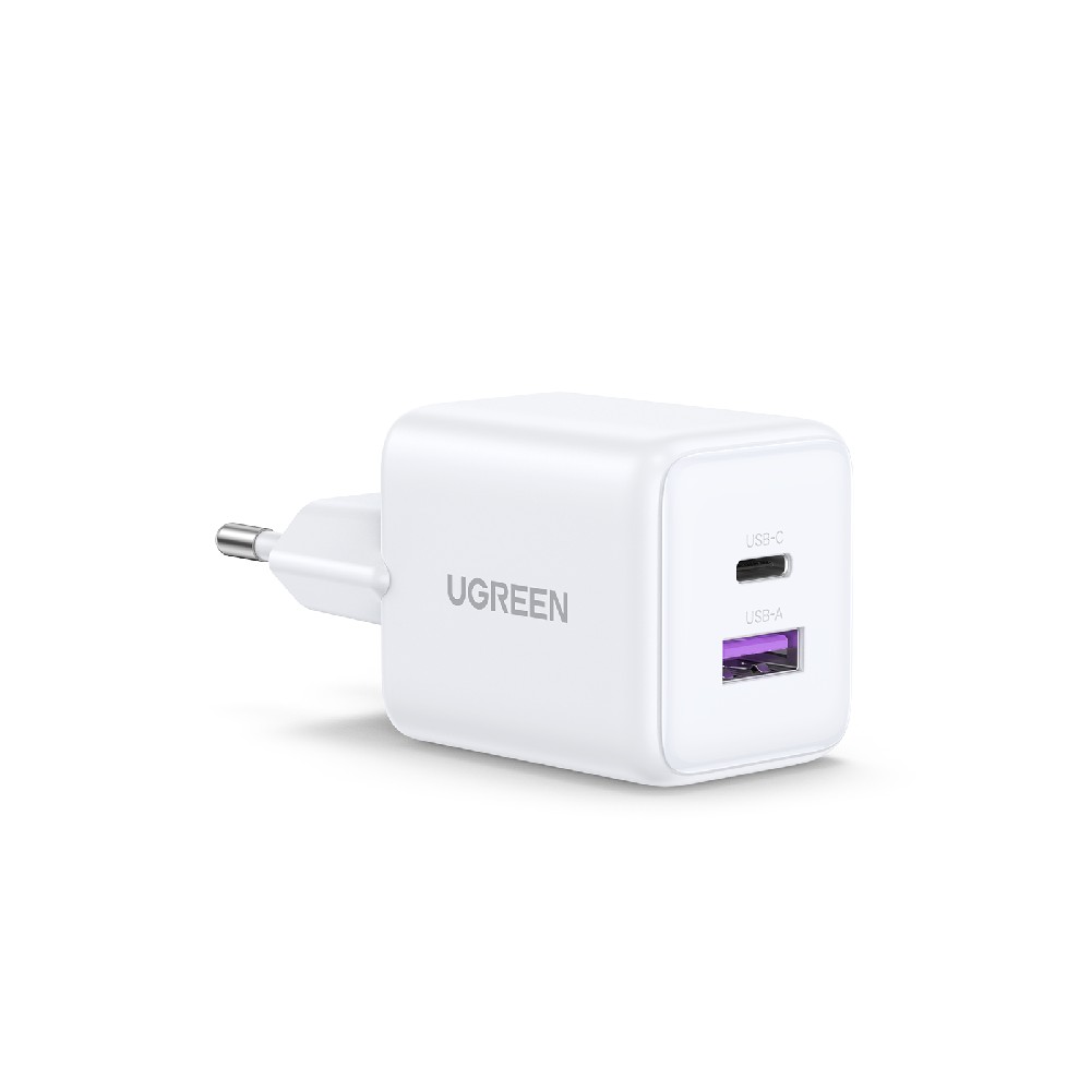 Φορτιστής Σπιτιού GaN PD 30W UGREEN X516 65015 2 Θέσεων Λευκό | eLabstore.gr Φορτιστής Σπιτιού GaN PD 30W UGREEN X516 65015 2 Θέσεων Λευκό | Φόρτιση | elabstore.gr
