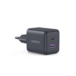 Φορτιστής Σπιτιού GaN PD 30W UGREEN X516 55539 2 Θέσεων Γκρι | Φόρτιση | elabstore.gr