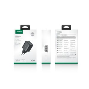 Φορτιστής Σπιτιού GaN PD 30W UGREEN X516 55539 2 Θέσεων Γκρι | Φόρτιση | elabstore.gr