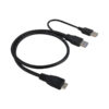 Καλώδιο USB 3.00 Male σε USB 3.0 Micro-B Male 1m Μαύρο | Αξεσουάρ | elabstore.gr