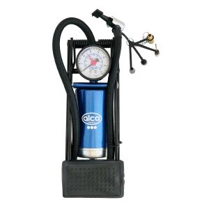 ALCA τρόμπα ποδιού 201200 με μανόμετρο, 100PSI, μπλε | Gadgets - Αξεσουάρ | elabstore.gr