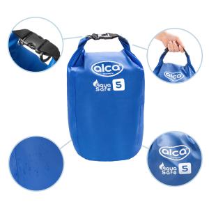 ALCA αδιάβροχος σάκος χειρός 516050, 5L, 39x15x9cm, μπλε | Οικιακός εξοπλισμός | elabstore.gr