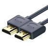 CABLETIME καλώδιο HDMI AV540-USHEAAG με Ethernet, slim, 4K/60Hz, 18 Gbps, 1m, μπλε | Καλώδια - Αντάπτορες | elabstore.gr