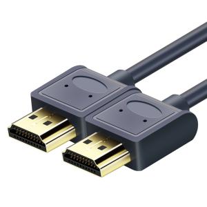 CABLETIME καλώδιο HDMI AV540-USHEAAG με Ethernet, slim, 4K/60Hz, 18 Gbps, 1m, μπλε | Καλώδια - Αντάπτορες | elabstore.gr