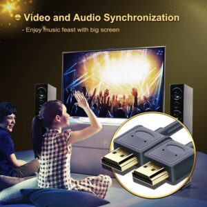 CABLETIME καλώδιο HDMI AV540-USHEAAG με Ethernet, slim, 4K/60Hz, 18 Gbps, 1.8m, μπλε | Καλώδια - Αντάπτορες | elabstore.gr