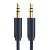 CABLETIME καλώδιο ήχου 3.5mm CT-AV301-H11G, gold plated, 1m, μπλε | Καλώδια - Αντάπτορες | elabstore.gr