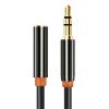 CABLETIME καλώδιο προέκτασης ήχου 3.5mm CT-AV311-P11FG, gold plated, 1.5m, μαύρο | Καλώδια - Αντάπτορες | elabstore.gr