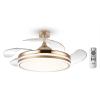 BRUNO BRN-0226 Ανεμιστήρας οροφής με LED φως, AC 82W, 42", O107x47εκ., χρυσός | Φωτισμός | elabstore.gr